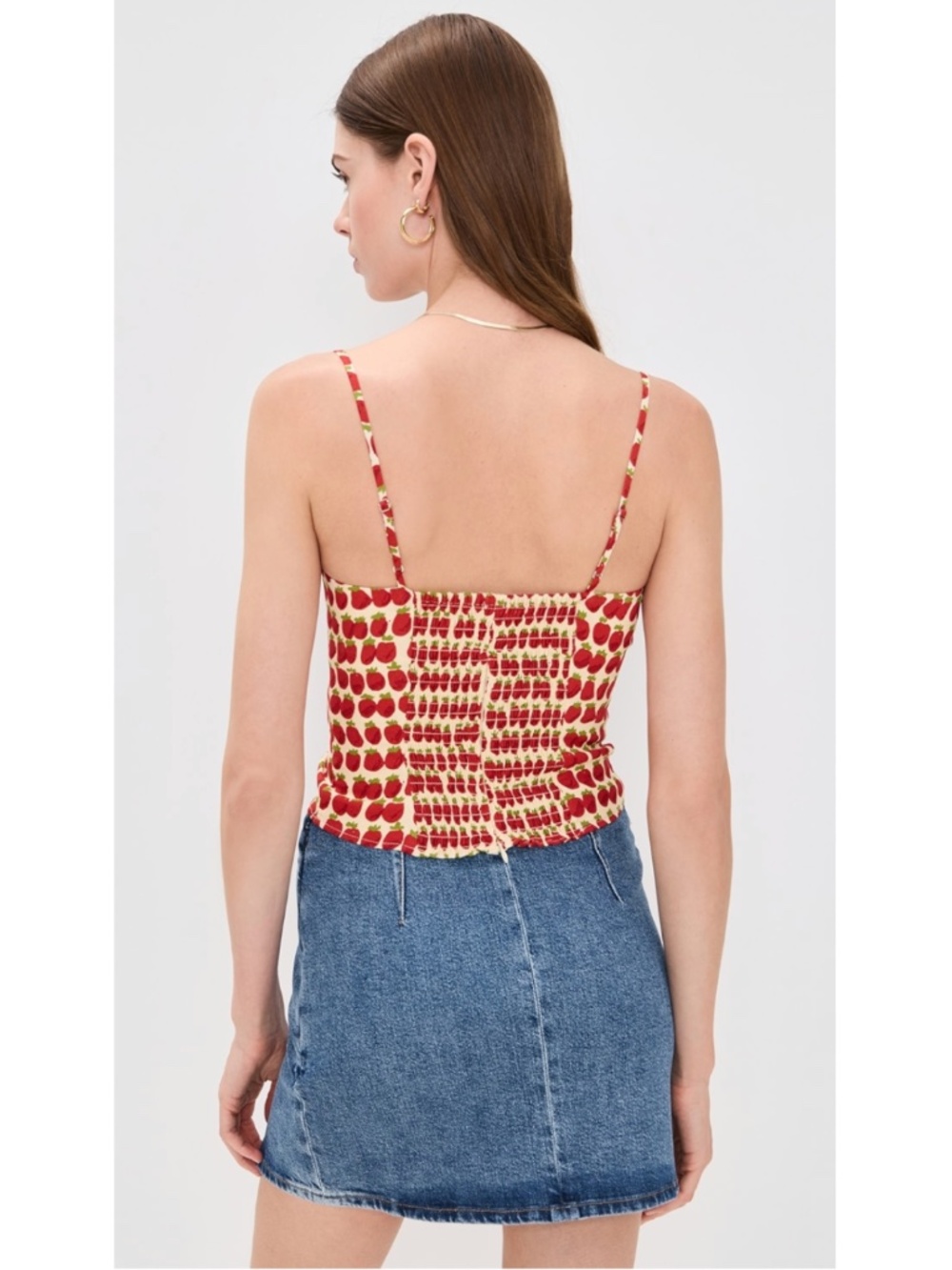 NEW Reformation Overland Top Fresh Tomato 10 - Picture 3 of 17